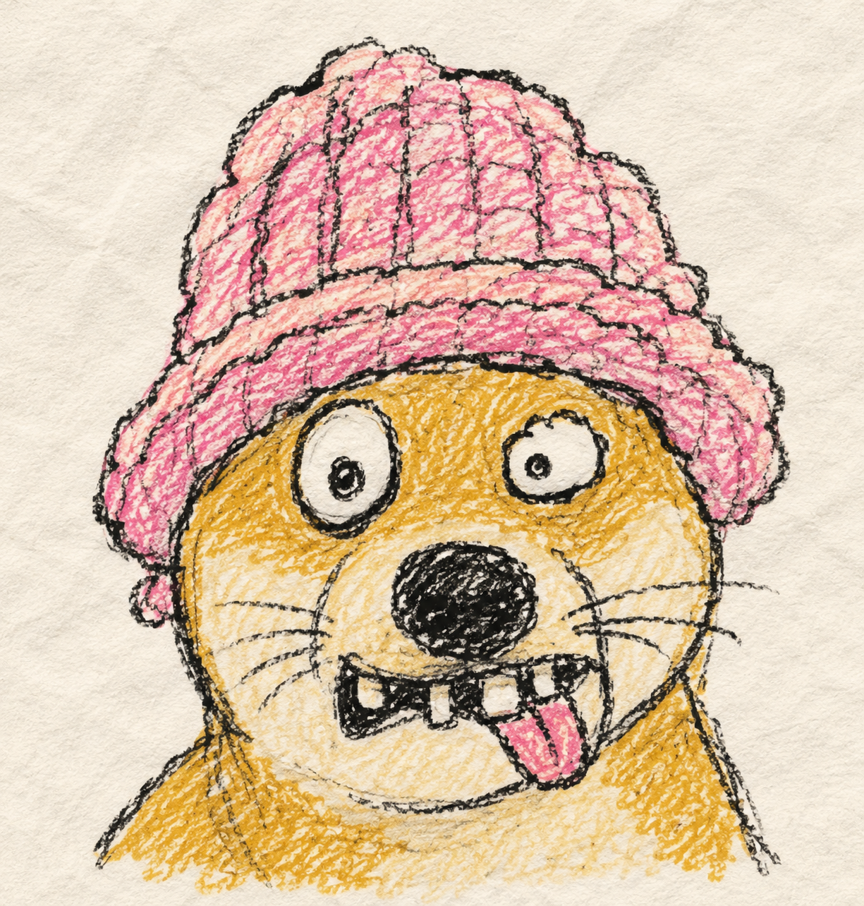 doodlewifhat character